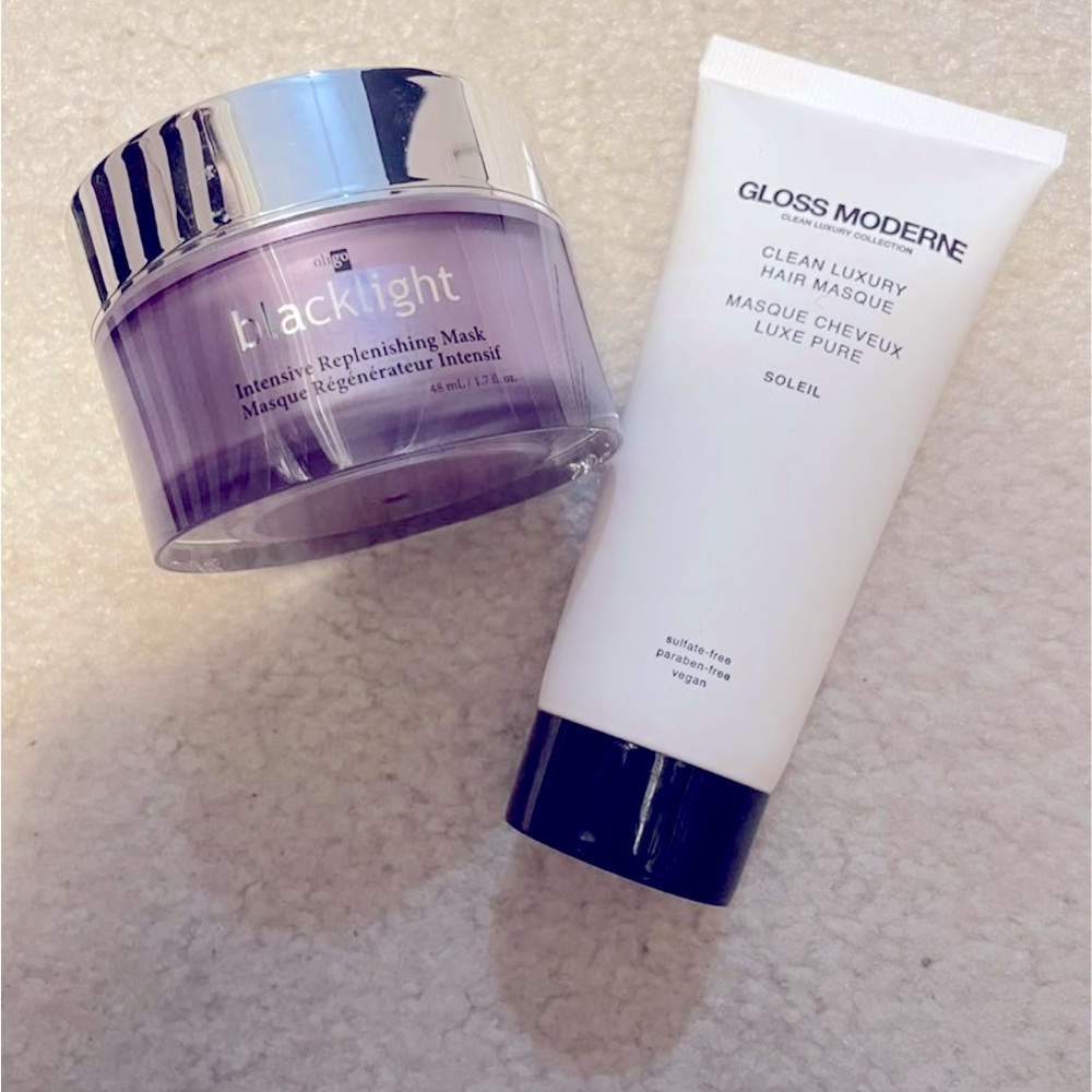 Two hair masques